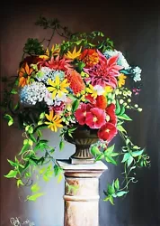 Buy OBK ART 20% OFF Flower Bouquet DUTCH STYLE Original Oil Painting • 258£