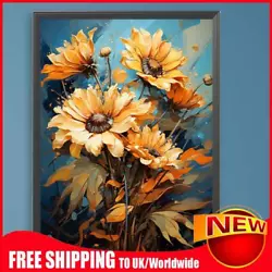 Buy Paint By Numbers Kit DIY Oil Art Sunflower Picture Home Decor 30x40cm • 7.31£