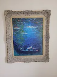 Buy John Myatt - Nymphea In The Style Of Claude Monet, Bought From Castle Fine Art • 1,450£