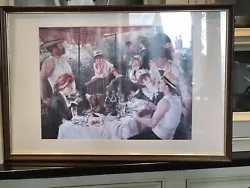 Buy ‘Luncheon Of The Boating Party’  Augusto Renoir Vintage Framed Painting 76 X 51. • 15£