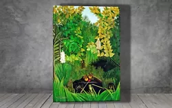 Buy Henri Rousseau The Merry Jesters CANVAS PAINTING ART PRINT 1826 • 3.96£
