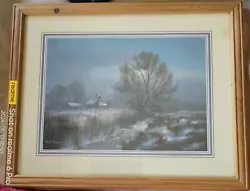 Buy Vintage Cottage Landscape Art Print Of Winter 'the First Flurry' By David F Dane • 9.99£