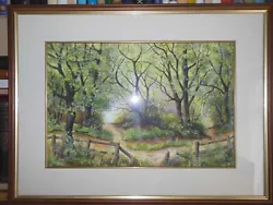 Buy Original J (John) Shotter Watercolour 'Paths In The Wood', Woodland, Forest, F/G • 99.99£