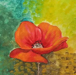Buy Red Poppy Watercolor, Poppy Wall Art, Red Poppies Painting Red Poppy Art • 25.63£