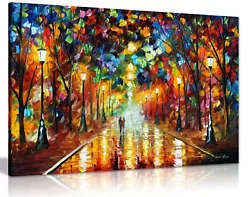 Buy Leonid Afremov Abstract Oil Painting Canvas Wall Art Picture Print Living Room • 39.99£