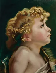 Buy ORIGINAL William Bouguereau Study Portrait Oil Painting Child Wall Art Classical • 130£