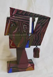 Buy Abstracted Sculpture Of The Head Of A Girl Painted In A Picasso Influenced Style • 75£