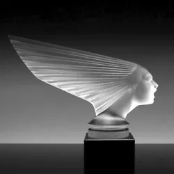 Buy Art Deco ' Victoire ' Hood Ornament Glass Sculpture 1930' H.Hoffmann By Lalique • 192.94£
