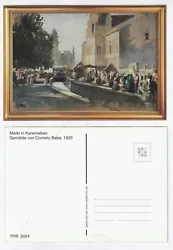 Buy 94b Post 2024, Artist Corneliu Baba, Market In Karansebes, 1929, Banat Romania • 0.86£