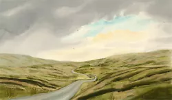 Buy 20th Century Watercolour - Mountain Scene • 55£