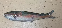 Buy Christy Rupp “Cardboard Fish” Rainbow Trout Painted Signed Sculpture 1982 • 331.53£