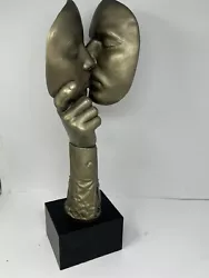 Buy John Cutrone Kiss Golden Moment Sculpture Signed • 165.34£