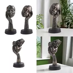 Buy Face Sculpture Abstract Figure Handicraft For Mantelpiece Living Room Table • 12.65£
