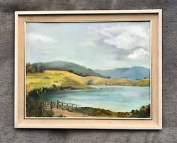 Buy Original Vintage Oil Painting, Scottish Loch Highland Landscape • 41£