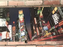 Buy Cityscape Painting On Canvas Wood Stretchers Modern 16” X 40” • 1.99£
