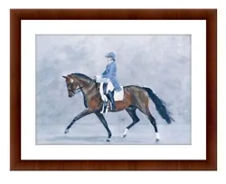 Buy Oil Painting Equestrian Horse A4 Print Original Art Pictures Posters Home Decor • 4.99£