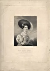 Buy Engraving Of Fanny Kemble As Portia By Thomas Woolnoth After Charles Foot Tayler • 25£