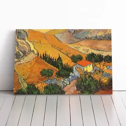 Buy Vincent Van Gogh Landscape (2) Canvas Wall Art Print Framed Picture Home Decor • 29.95£
