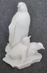 Buy Circa 1992 Venice Italy Bonded Marble Sculpture Three Penguins Signed Christian • 54.77£