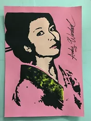 Buy Andy Warhol Hand Signed. 'kimiko Powers'. Watercolor On Paper. Pop Art • 24.86£