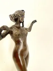 Buy Art Deco Bronze Figure - Oriental Dancer On Marble Base Signed F.Price • 95.78£