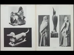 Buy Chana Orloff, Animal Sculptures - 3 Boards 1930 - Art Deco • 28.75£