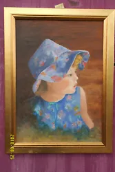 Buy Acrylic Painting Of Young Child By Iris Barnes. • 20£