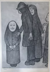 Buy LS Lowry Family Discussion Picture Limited Edition - 828/850 - Blind Stamped • 555£