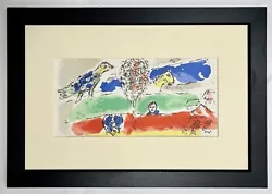 Buy Marc Chagall Le Fleuve Vert 1974 Colour Lithograph • 450£