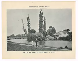 Buy Mill Lock And Bridge Ifley Oxfordshire Antique Print Picture 1900 BPF#1689 • 2.99£