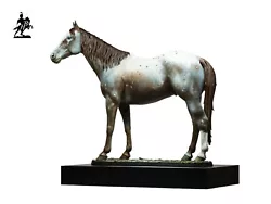 Buy Polychromed Lost Wax Horse Bronze Sculpture. Limited Edtition  • 5,288.71£