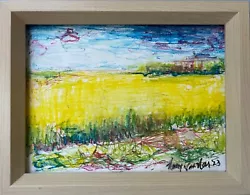 Buy Scottish Countryside, Original Watercolor Pencil Painting, Framed Arts • 373.27£
