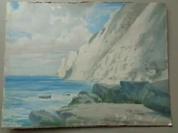 Buy John Sylvester, Vintage Watercolour, Beachy Head, Signed • 9.99£