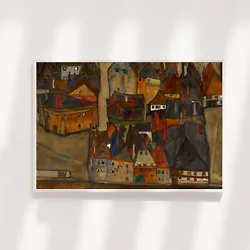 Buy Egon Schiele - The Small City II (1913) Photo Poster Painting Art Print • 5.50£
