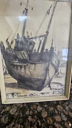 Buy Picture Of A Fishing Boat Francis Stevens St Ives Ken L**** • 4.99£