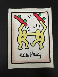 Buy Keith Haring Signed Watercolor Painting On Paper Skateboards  11  X 8.25  • 468.88£