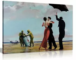 Buy Banksy Toxic Beach Canvas Wall Art Picture Print • 15.99£