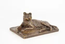 Buy Antique Bronze Sculpture Cat Animal Statue French School By Paul Mahler 19th C  • 1,197.78£
