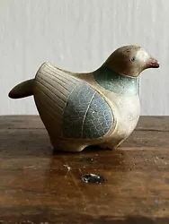 Buy Vintage Painted Wooden Wood Pigeon Bird Sculptures 9cm  Nice Details • 25£