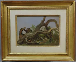 Buy American Painting Trees Mississippi River Landscape Charles Wimar Antique • 7,087.45£