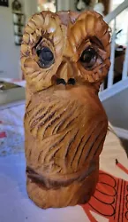 Buy 8  Chainsaw Hand Carved Barn Owl Wood Carving Owl Bird Wildlife Rustic Decor • 41.34£