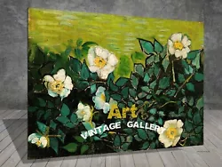 Buy Van Gogh Wild Roses  Flower CANVAS PAINTING ART PRINT 651 • 3.96£