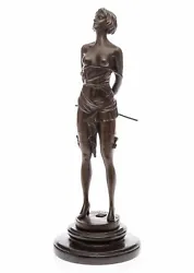 Buy Erotic Sculpture - Dominatrix Whip Woman - After Bruno Zach (1891-1945) Bronze • 273.90£