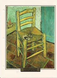 Buy Vincent's Chair With Pipe - Vincent Van Gogh - Info Card • 0.86£