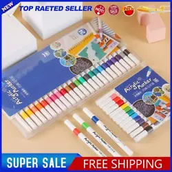 Buy Acrylic Color Marker Set DIY Fabric Markers Assorted Colors Picture Pen For Wood • 6.47£