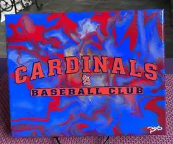Buy Cardinals Club  Painted By A Local Ozark Artist -- ME!  Size: 8 X 10 • 20.66£