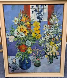 Buy Tom Wanless Original Oil On Board  The Flower Table  • 1,200£