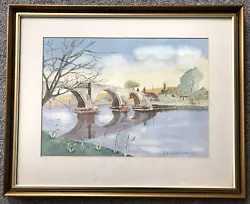 Buy Scottish Painting Of Old Stirling Bridge • 15£