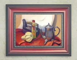 Buy Original Oil Painting Country Life Style Still Life With Old Kitchen Items • 315.74£