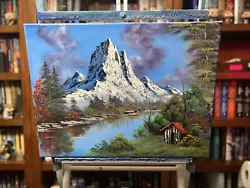 Buy Original Oil Painting 18x24 “Waterside Serenity” Art/Landscape (Bob Ross Style) • 78.14£